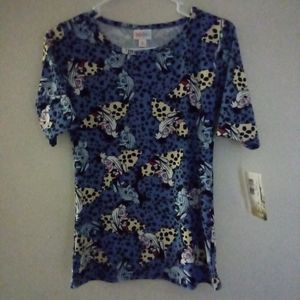 Lularoe Disney 101 Dalmations Cruella DeVille Shirt XS NWT
